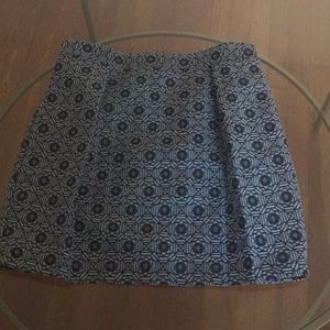Grey and black work skirt